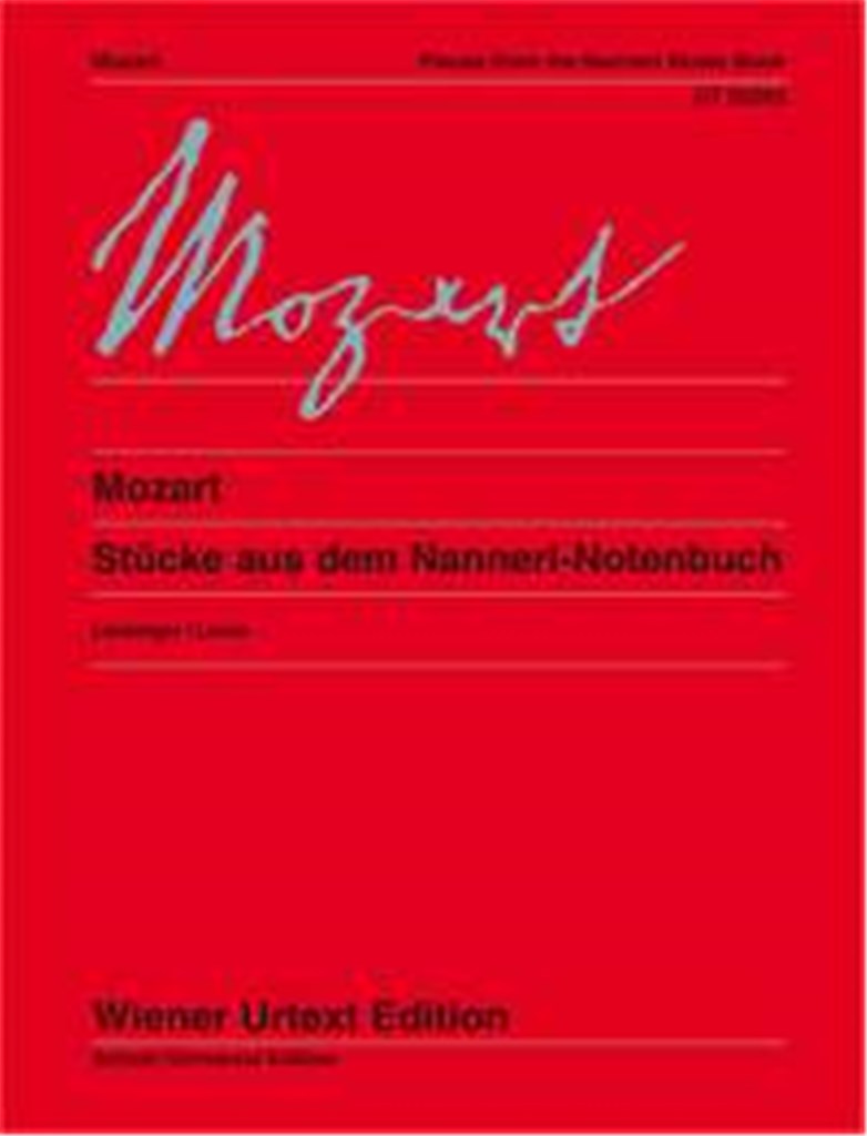 Notenbuch Fur Nannerl (Stucke